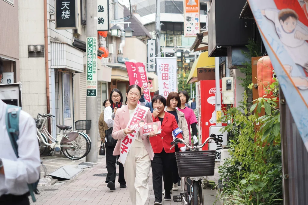 沼田たか子 葛飾区議会議員選挙 11月2日（日）街宣スタート